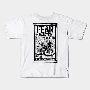 Fear / Wasted Youth Punk Flyer Kids T-Shirt